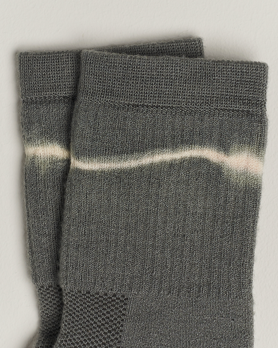Hombres | Ropa interior y calcetines | Satisfy | Merino Tube Socks Agave Green Tie Dye