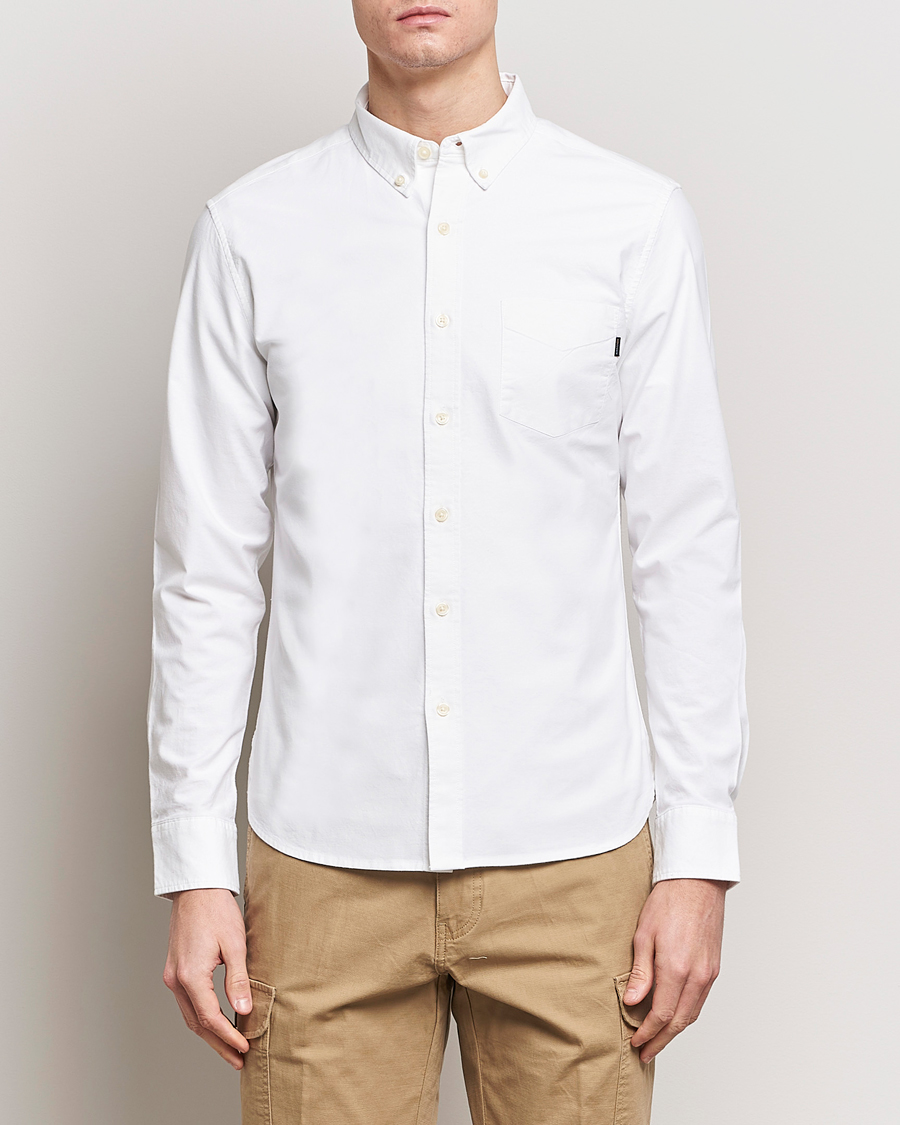 Hombres |  | Dockers | Cotton Stretch Oxford Shirt Paper White