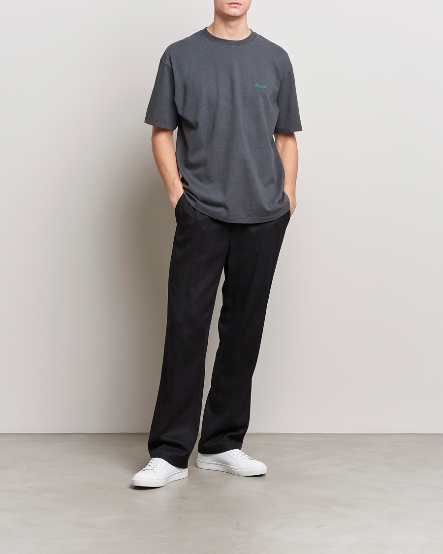 Hombres | Camisetas | Palmes | Dyed T-Shirt Washed Grey