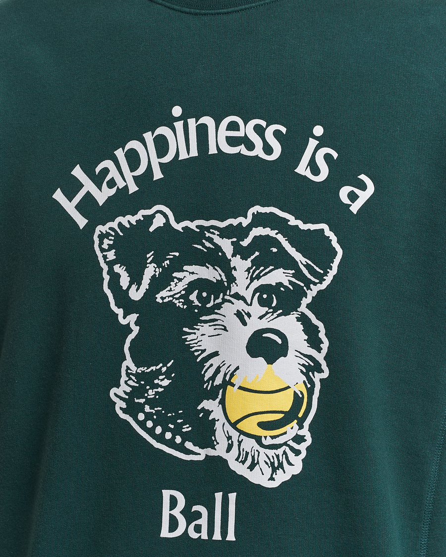 Hombres | Jerséis y prendas de punto | Palmes | Dog Crew Neck Sweatshirt Dark Green