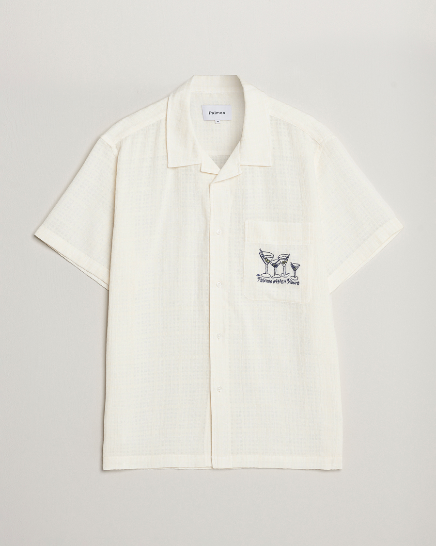 Hombres | Camisas | Palmes | Martini Short Sleeve Shirt Off White