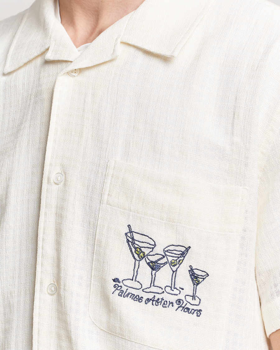 Hombres | Camisas | Palmes | Martini Short Sleeve Shirt Off White