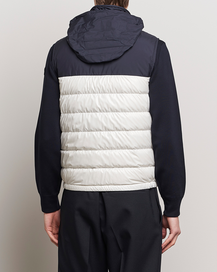 Hombres | Abrigos y chaquetas | Moncler | Cerces Down Vest Off White/Navy