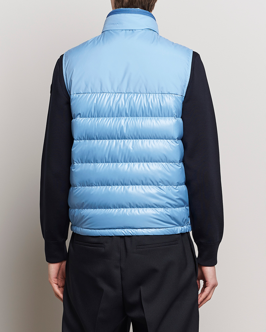 Hombres | Abrigos y chaquetas | Moncler | Cerces Down Vest Light Blue