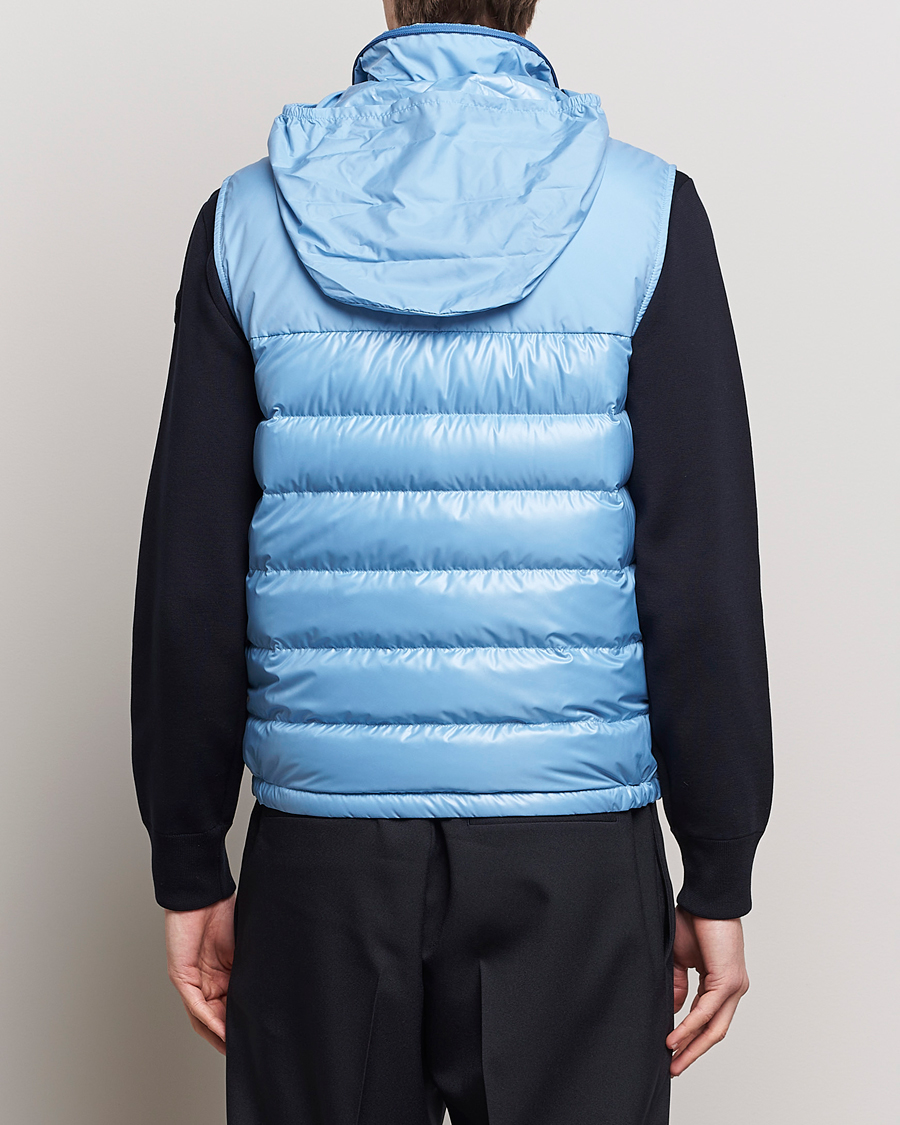 Hombres | Abrigos y chaquetas | Moncler | Cerces Down Vest Light Blue