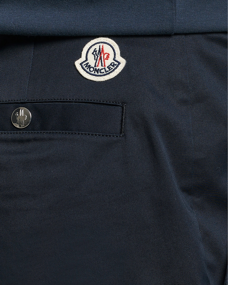 Hombres | Pantalones | Moncler | Contrast Banded Trousers Navy