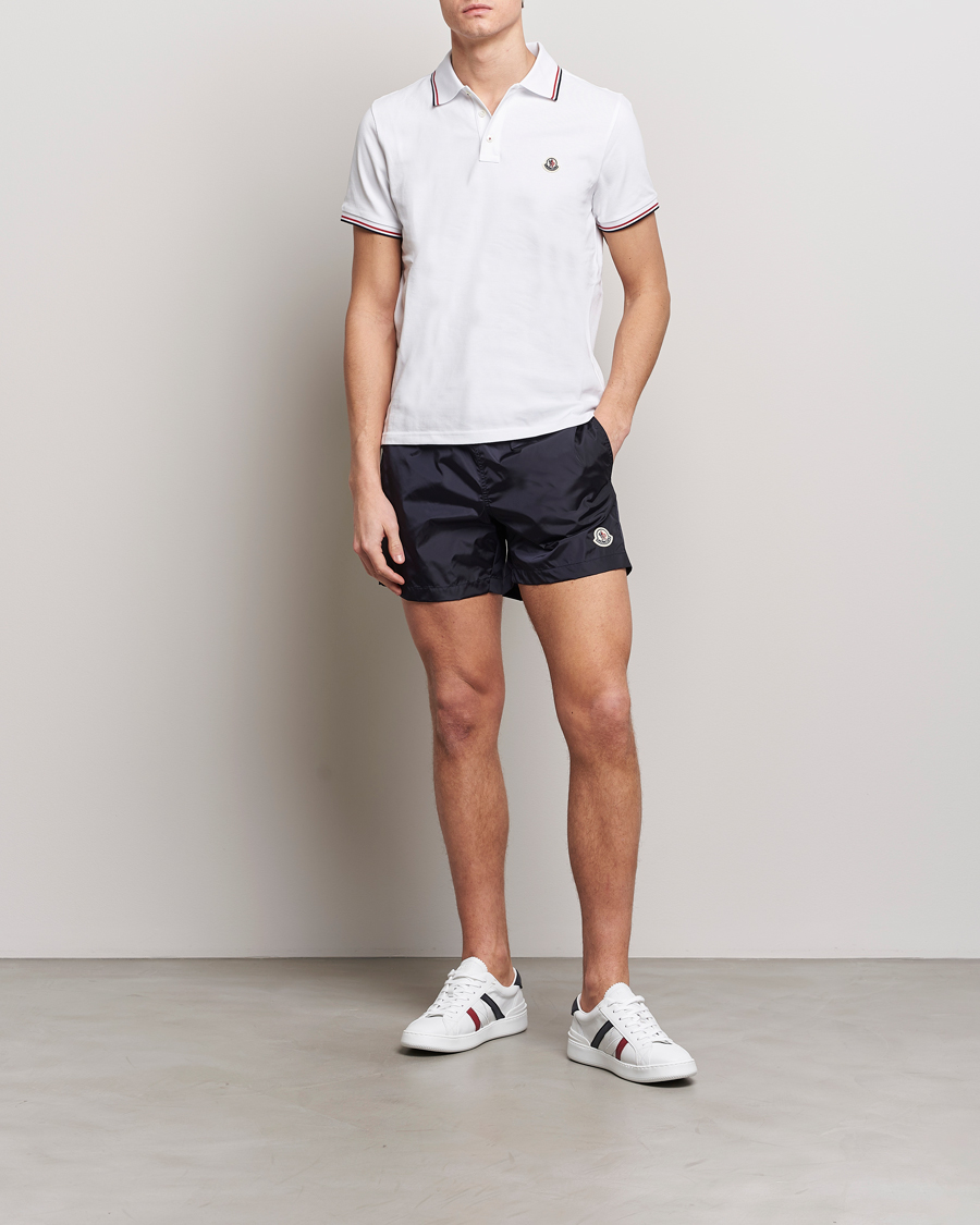 Hombres | Bañadores | Moncler | Nylon Swim Shorts Navy