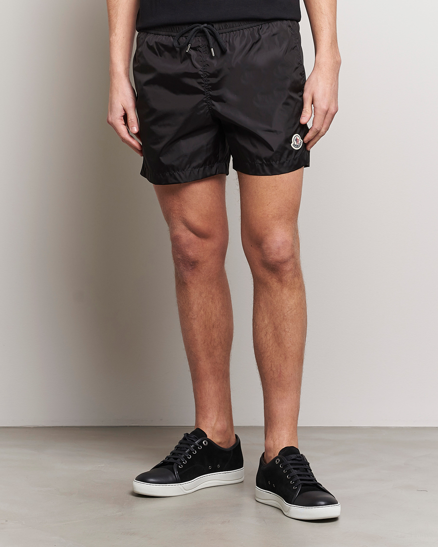 Hombres | Bañadores | Moncler | Nylon Swim Shorts Black