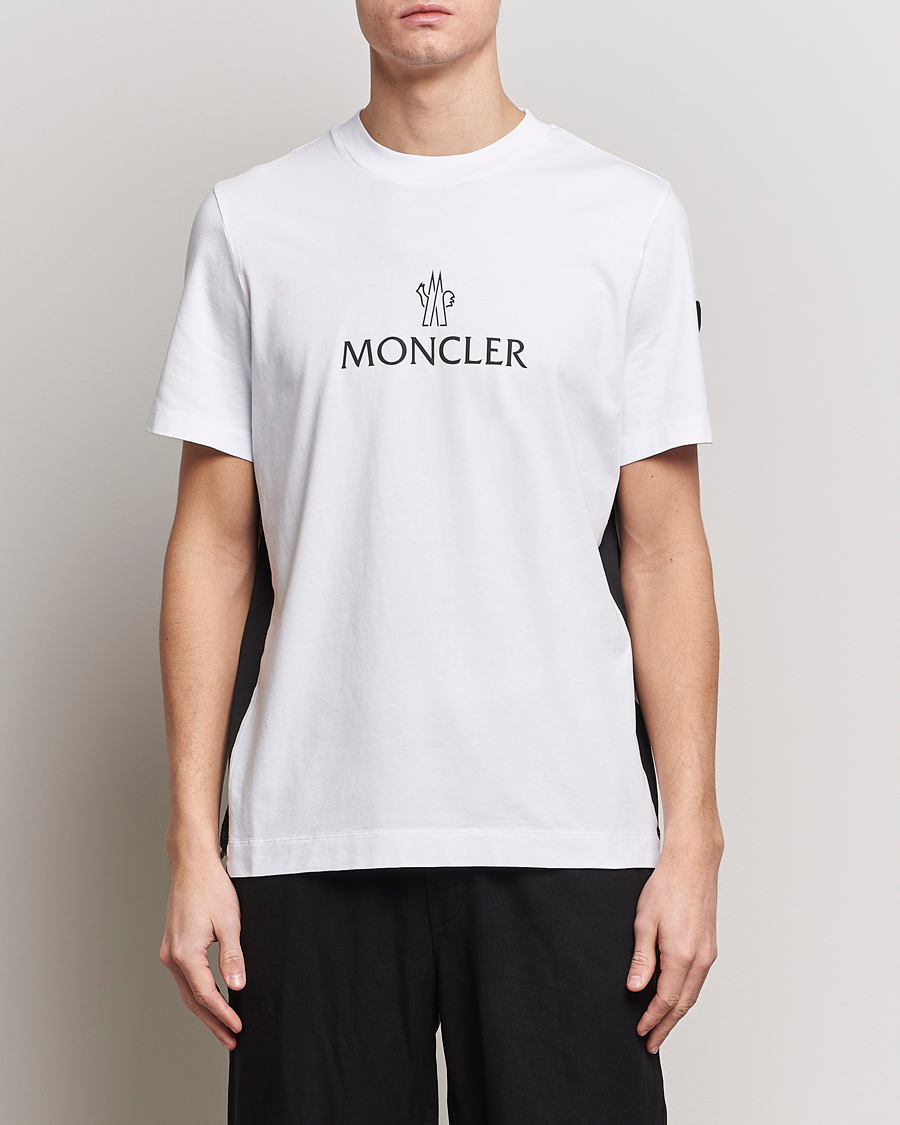 Hombres | Camisetas de manga corta | Moncler | Reflective Logo T-Shirt White