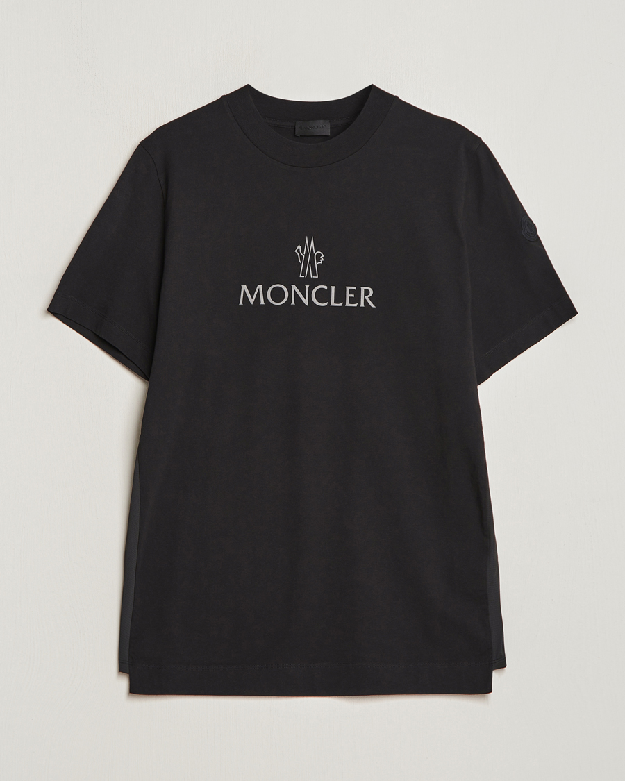Hombres | Camisetas | Moncler | Reflective Logo T-Shirt Black