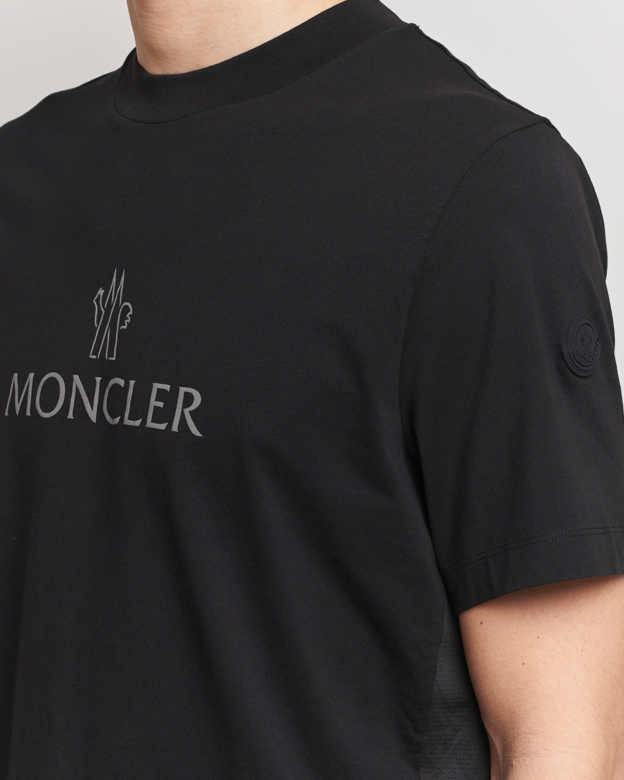 Hombres | Camisetas | Moncler | Reflective Logo T-Shirt Black