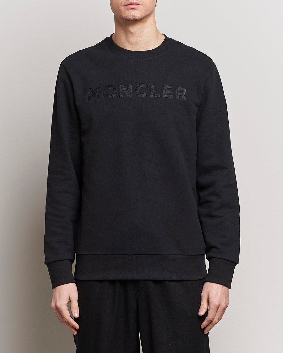 Hombres | Sudaderas | Moncler | Simple Logo Sweatshirt Black