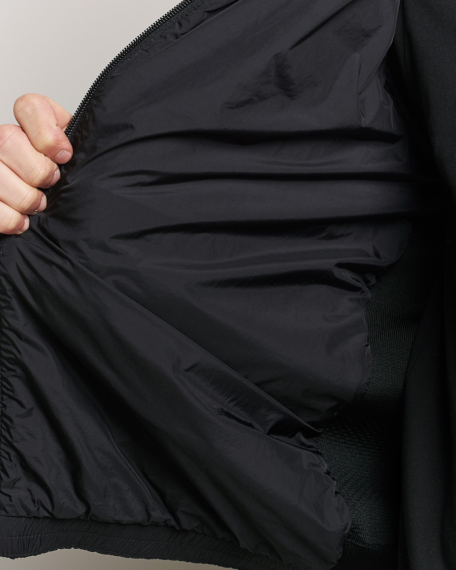 Hombres | Jerséis y prendas de punto | Moncler | Hooded Hybrid Zip Cardigan Black