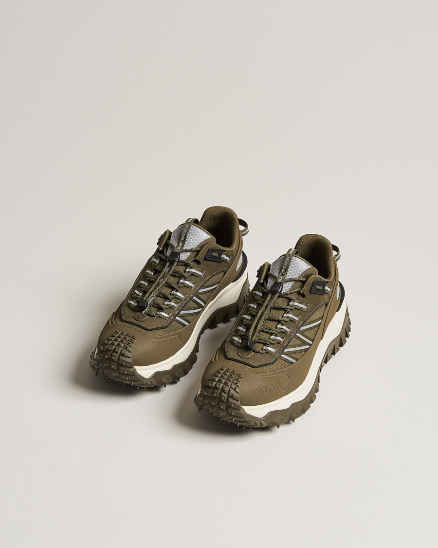 Hombres | Zapatos de ante | Moncler | Trailgrip Low Sneakers Military Green