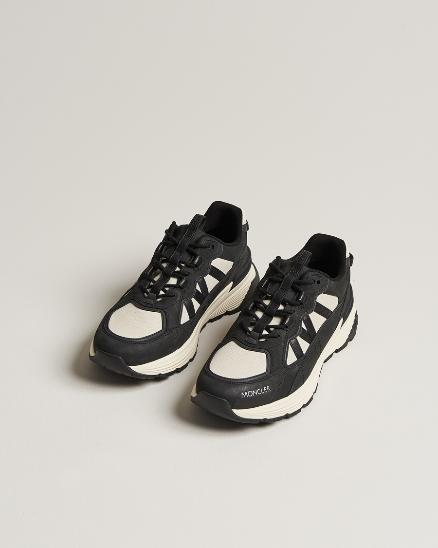 Hombres | Zapatos de ante | Moncler | Lite Runner Sneakers Black/White