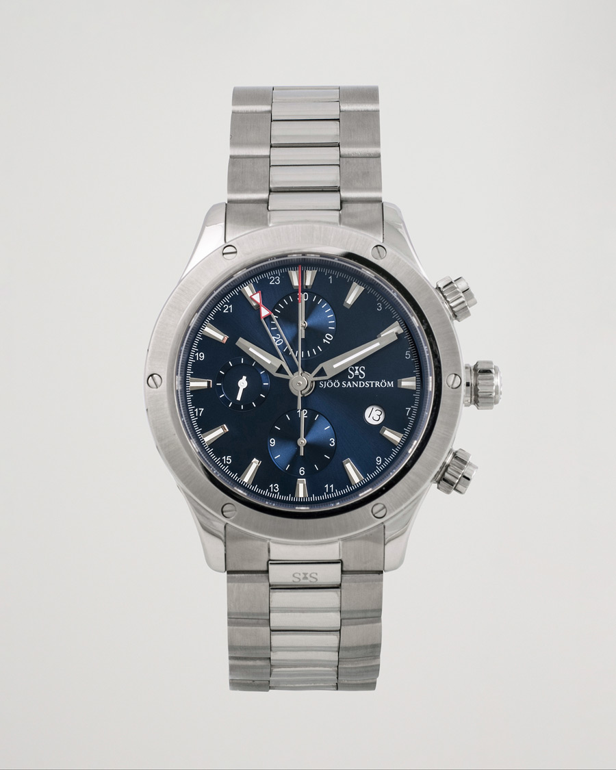 Hombres | Sjöö Sandström Pre-Owned UTC Extreme 1 Blue Steel Silver | Sjöö Sandström Pre-Owned | UTC Extreme 1 Blue Steel Silver