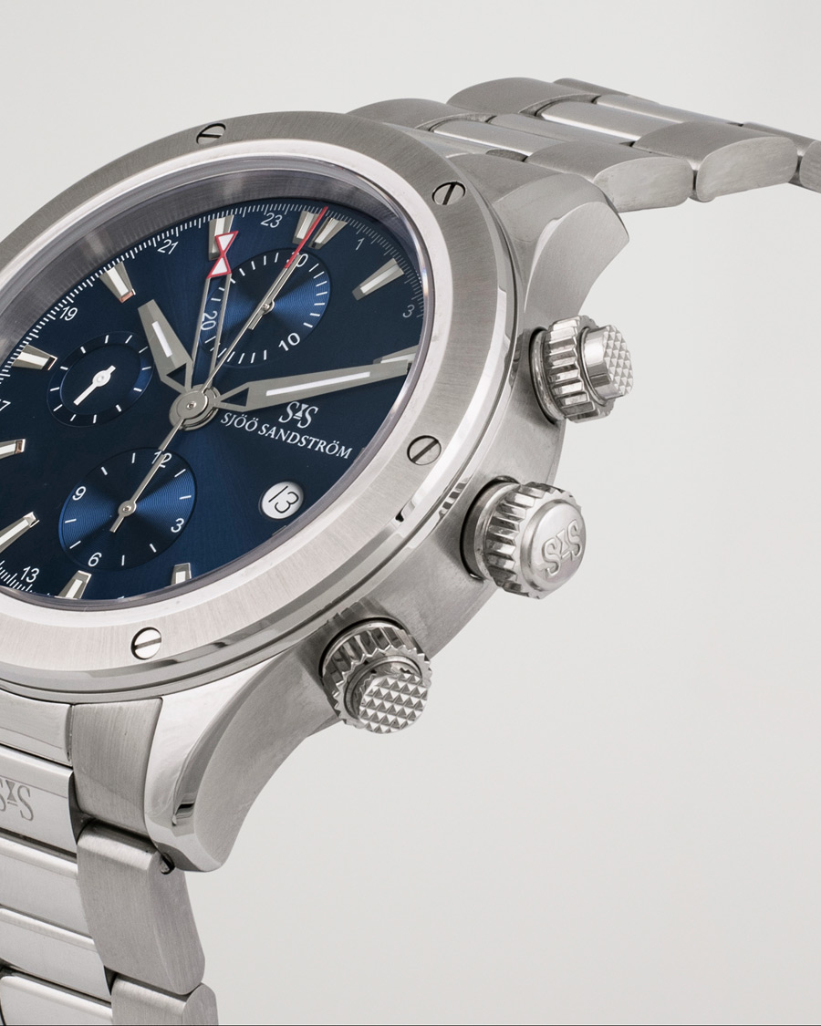 Hombres | Sjöö Sandström Pre-Owned UTC Extreme 1 Blue Steel Silver | Sjöö Sandström Pre-Owned | UTC Extreme 1 Blue Steel Silver