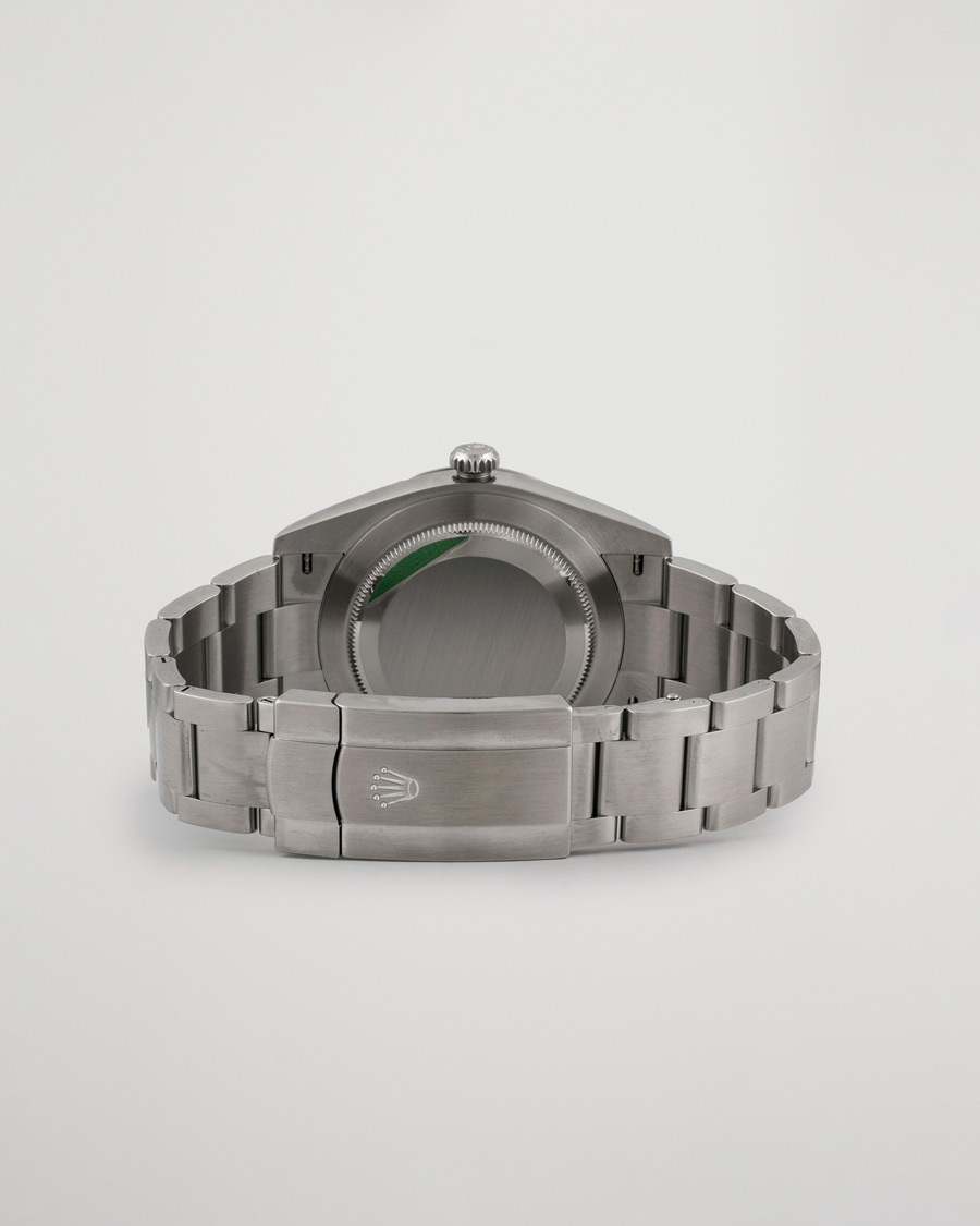 Hombres | Rolex Pre-Owned Oyster Perpetual 124300 Black Silver | Rolex Pre-Owned | Oyster Perpetual 124300 Black Silver