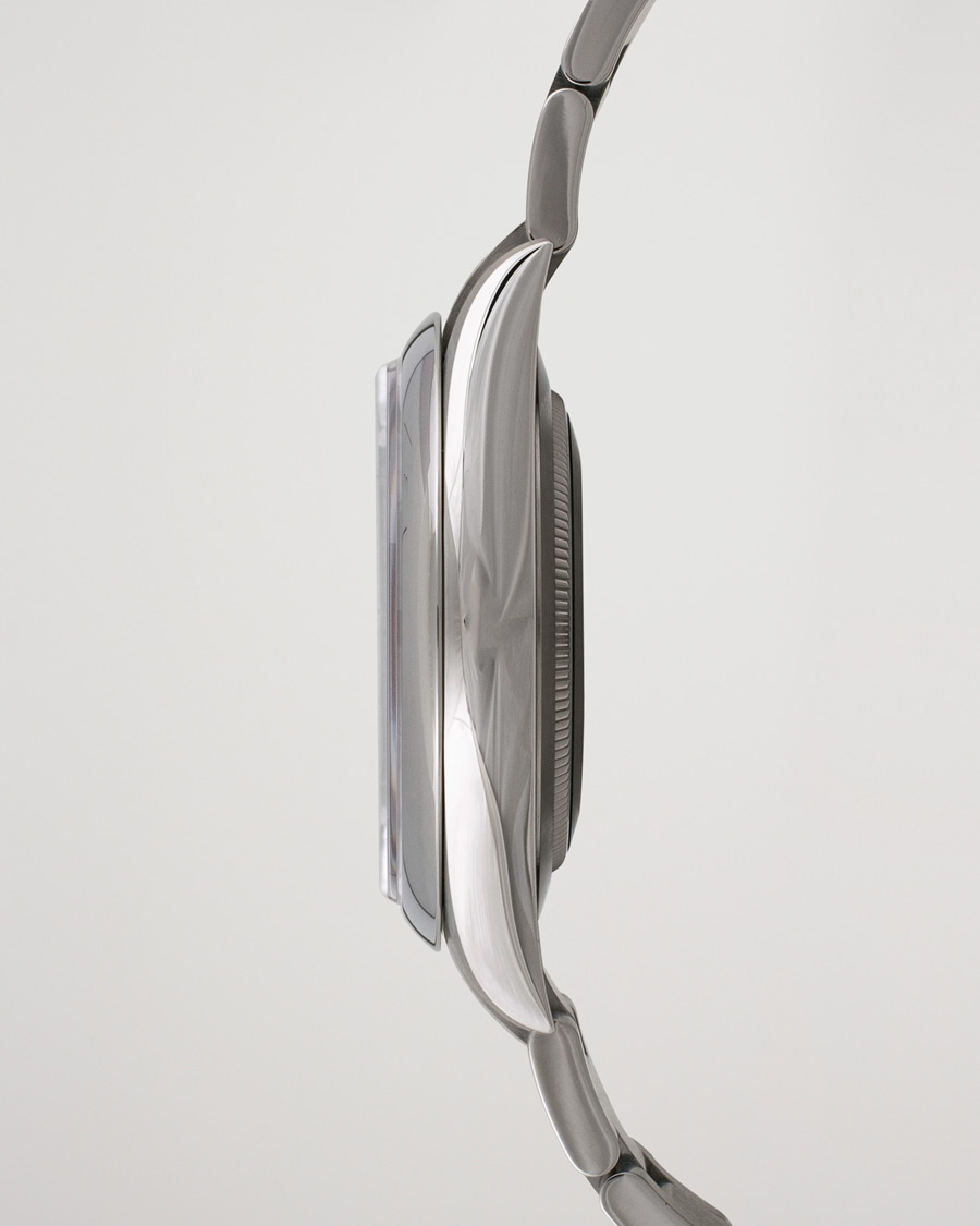 Hombres | Rolex Pre-Owned Oyster Perpetual 124300 Black Silver | Rolex Pre-Owned | Oyster Perpetual 124300 Black Silver