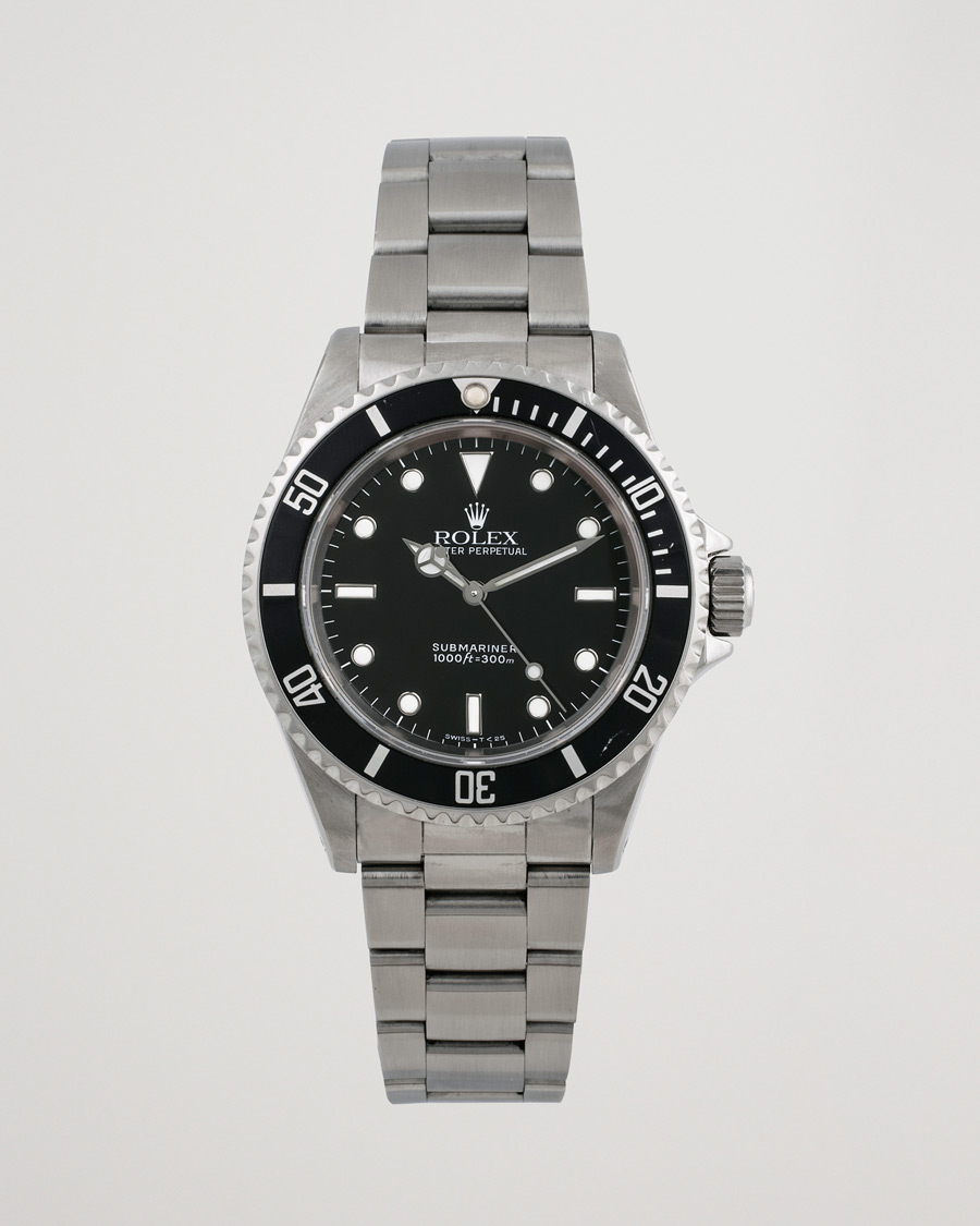 Hombres | Rolex Pre-Owned Submariner 14060 Oyster Perpetual Silver | Rolex Pre-Owned | Submariner 14060 Oyster Perpetual Silver