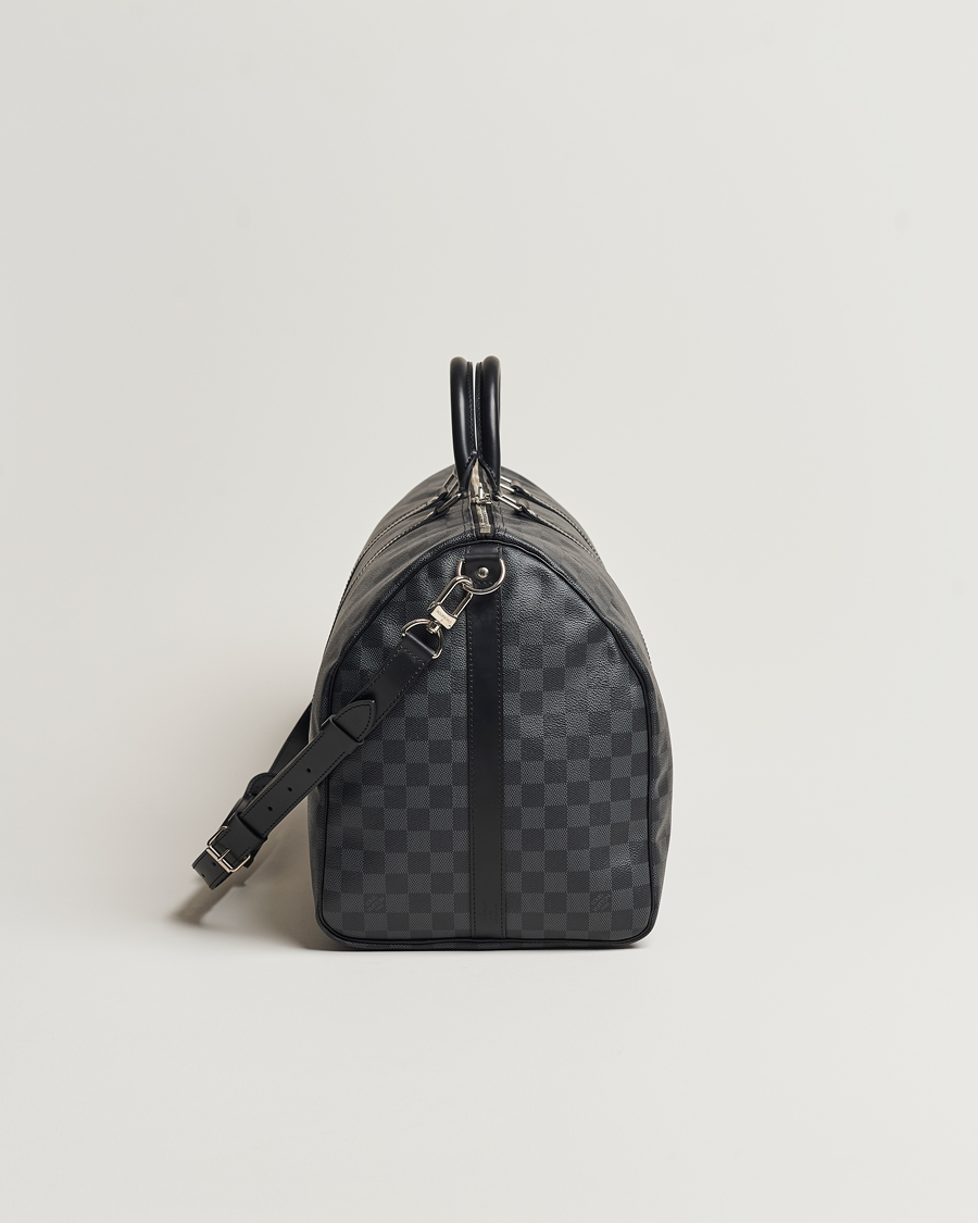 Hombres | Louis Vuitton Pre-Owned Keepall Bandoulière 55 Damier Graphite | Louis Vuitton Pre-Owned | Keepall Bandoulière 55 Damier Graphite