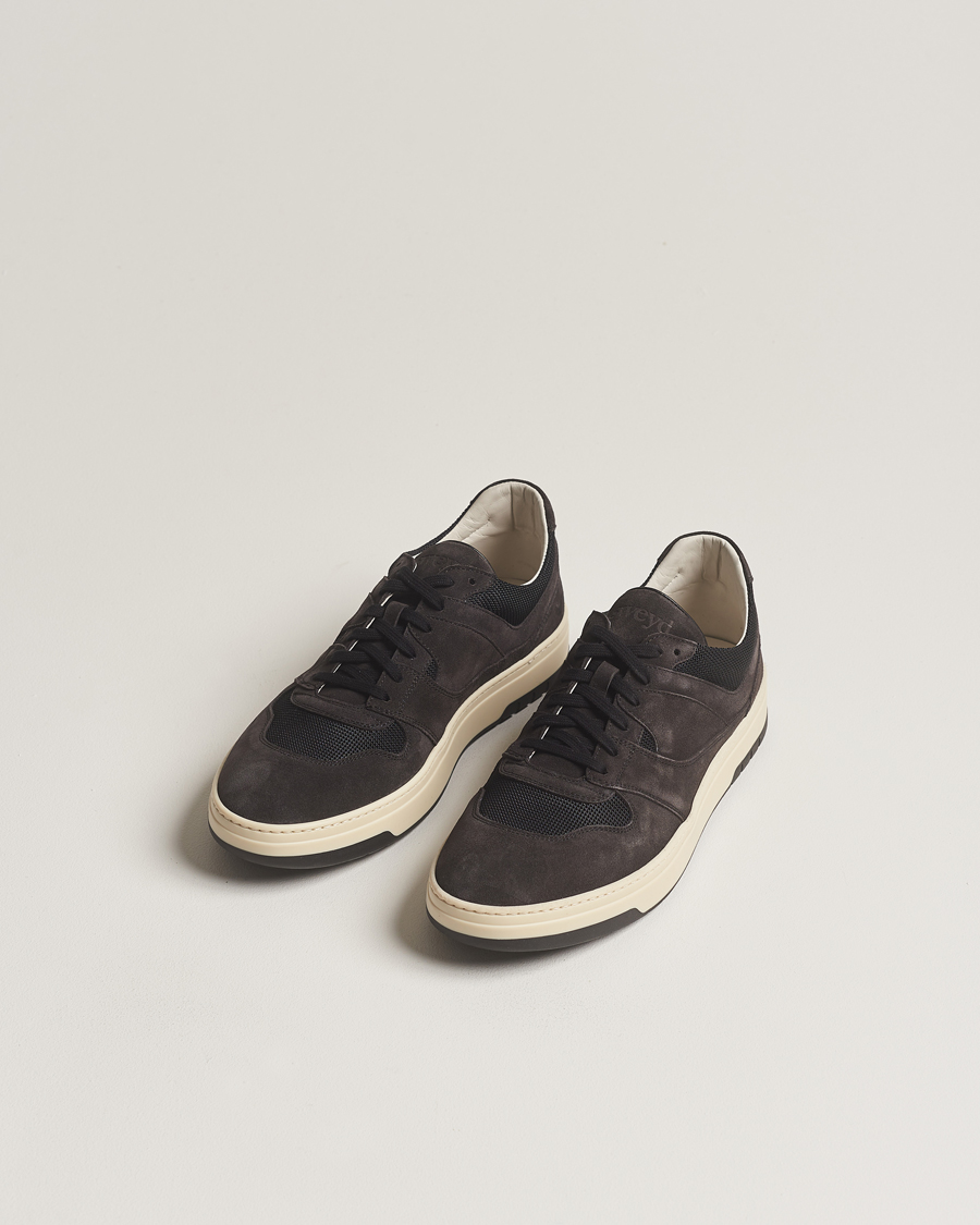 Hombres | Zapatos | Sweyd | Net Suede Sneaker Faded Black