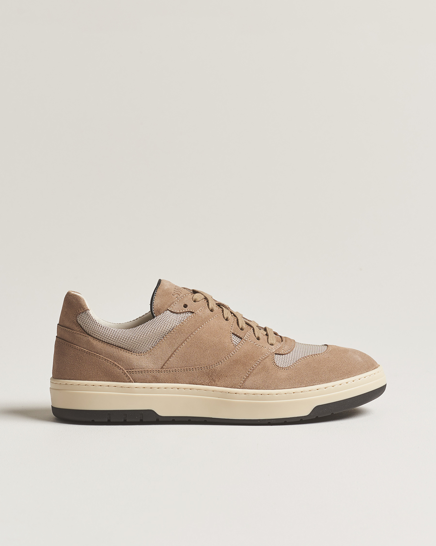 Hombres | Sweyd Net Suede Sneaker Hazel | Sweyd | Net Suede Sneaker Hazel