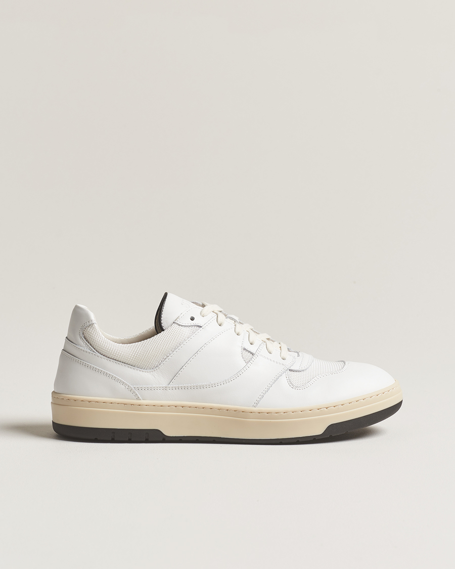 Hombres | Sweyd Net Leather Sneaker White | Sweyd | Net Leather Sneaker White