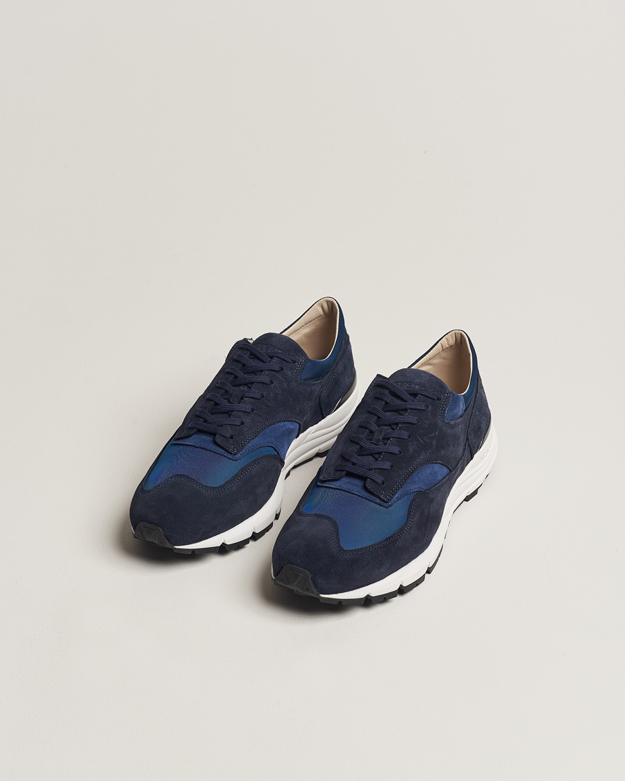 Hombres | Zapatos | Sweyd | Way Suede Running Sneaker Navy