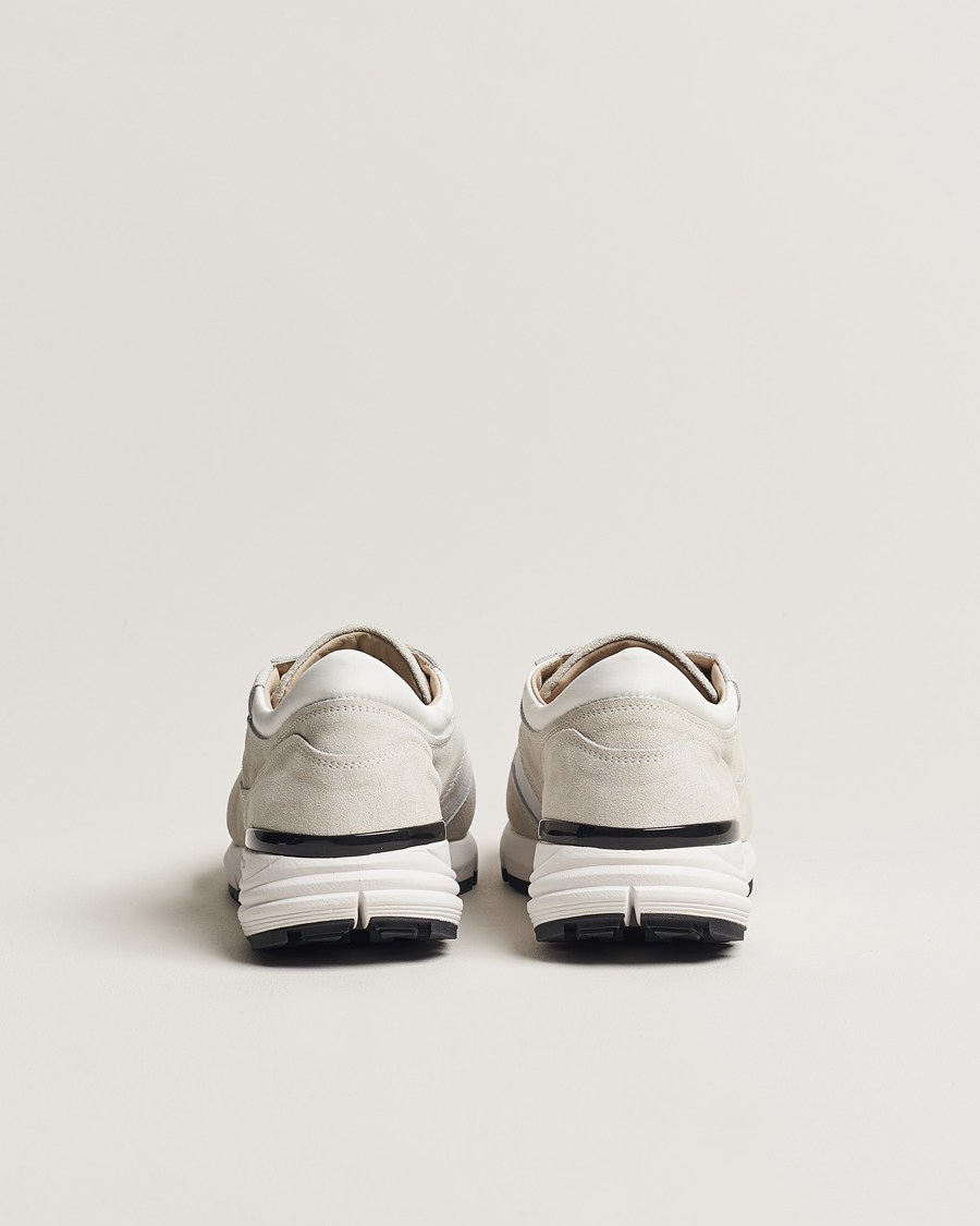 Hombres | Sweyd Way Suede Running Sneaker White/Grey | Sweyd | Way Suede Running Sneaker White/Grey