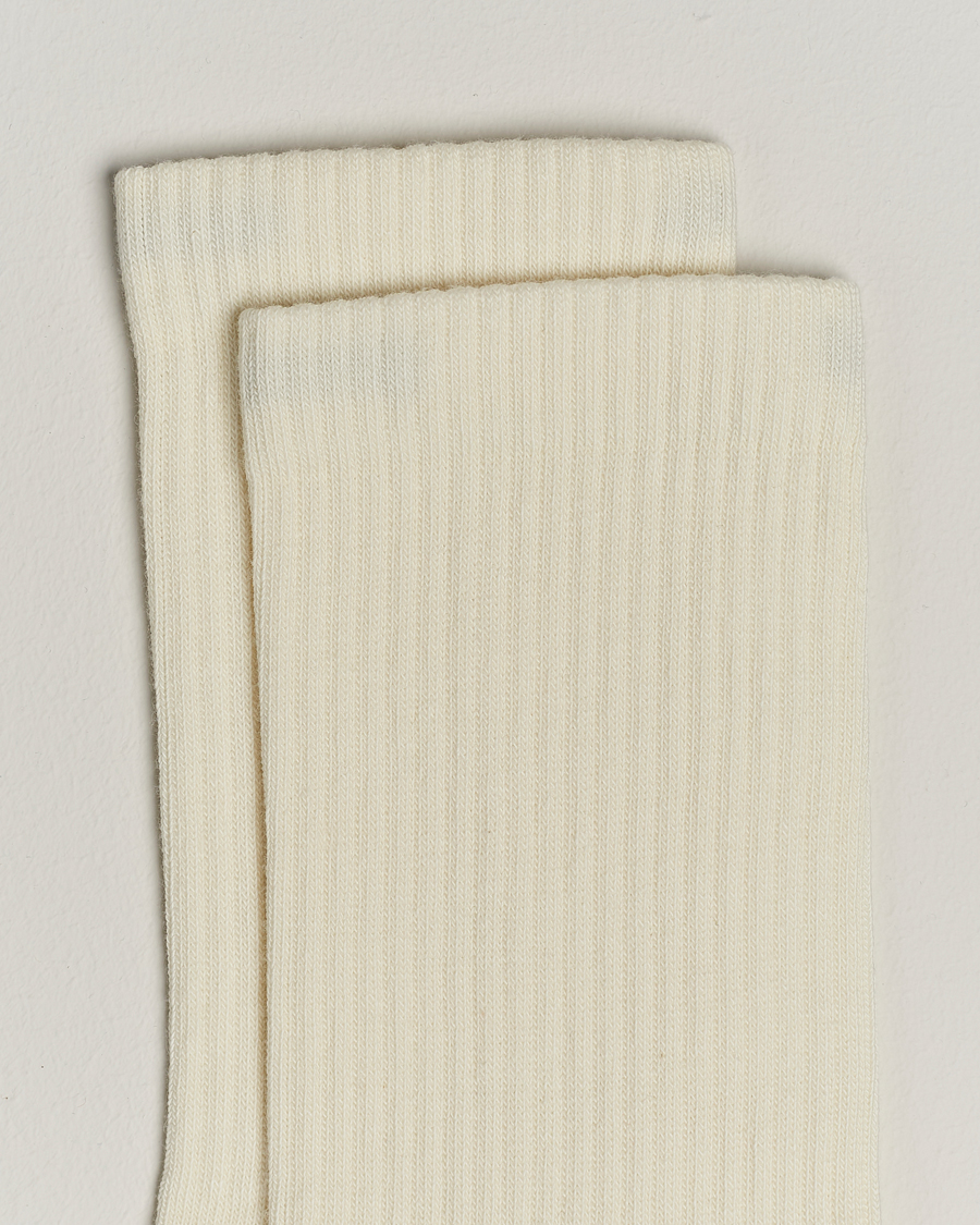 Hombres | Ropa interior y calcetines | Sweyd | Crew Cotton Socks White