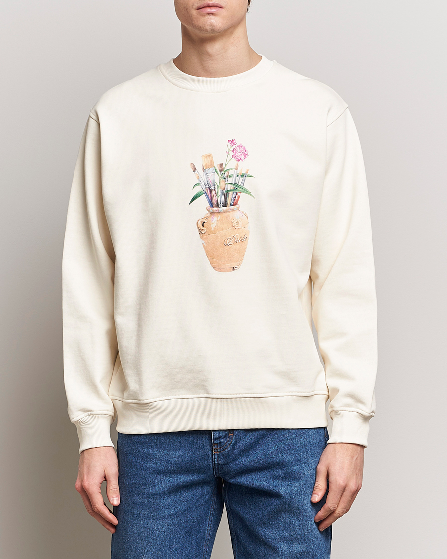 Men |  | Drôle de Monsieur | Pinceaux Sweatshirt Cream