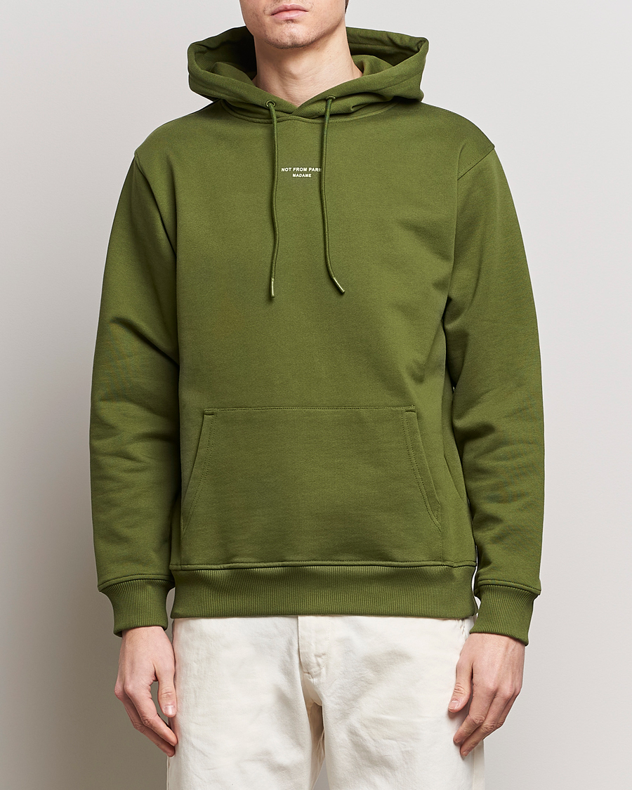 Hombres | Jerséis y prendas de punto | Drôle de Monsieur | Classic NFPM Hoodie Khaki