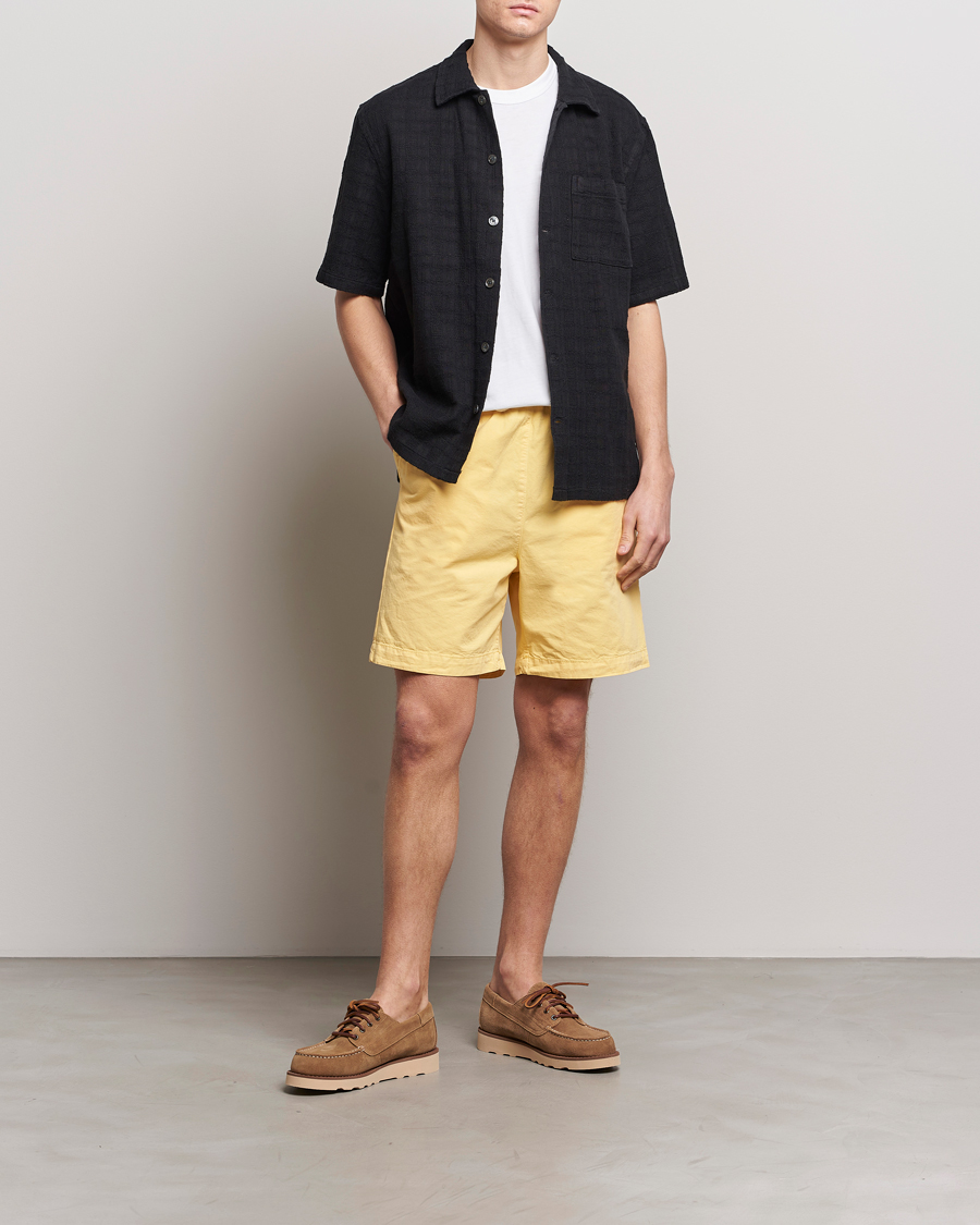 Hombres | Pantalones cortos | Drôle de Monsieur | Drawstring Shorts Light Yellow