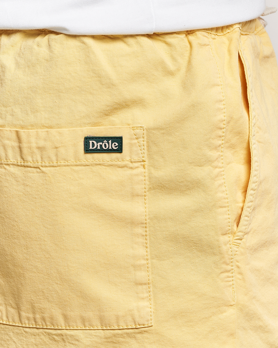 Hombres | Pantalones cortos | Drôle de Monsieur | Drawstring Shorts Light Yellow