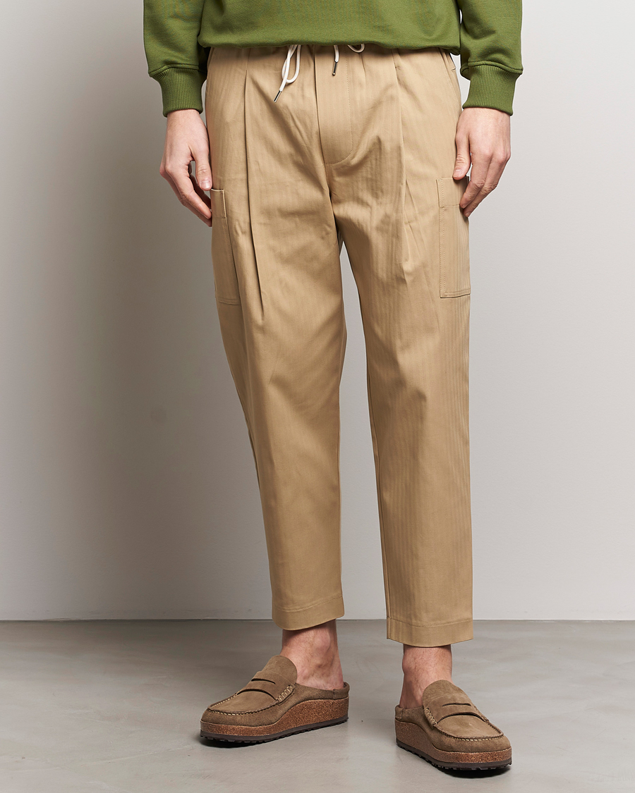 Hombres | Pantalones | Drôle de Monsieur | Drawstring Pants Beige