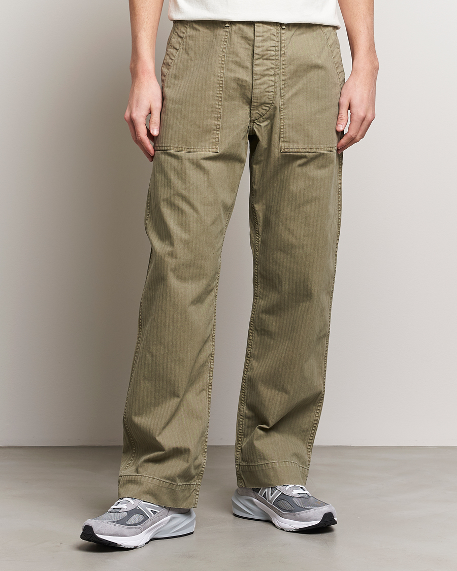 Hombres | Pantalones | RRL | Army Utility Pants Brewster Green