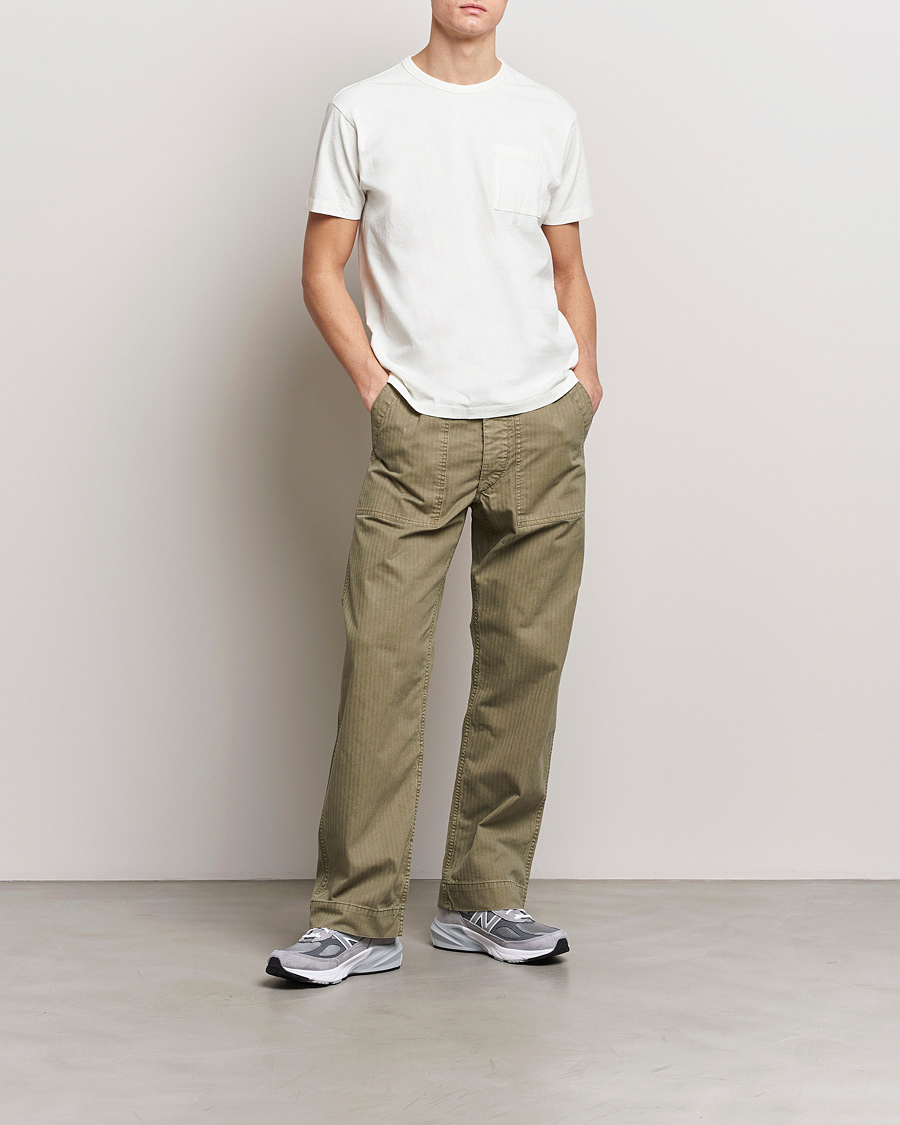Hombres | Camisetas | RRL | 2-Packet Pocket Tee Warm White