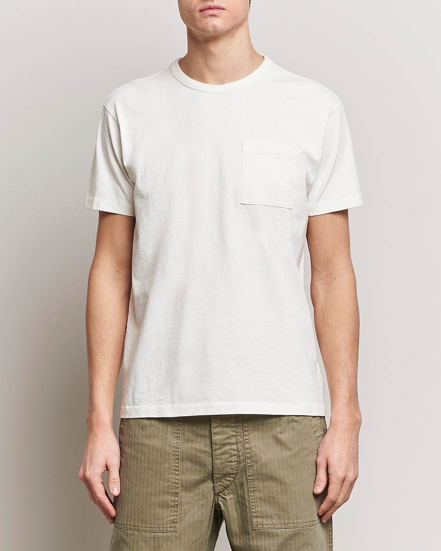 Hombres | Camisetas blancas | RRL | 2-Pack Pocket Tee Warm White