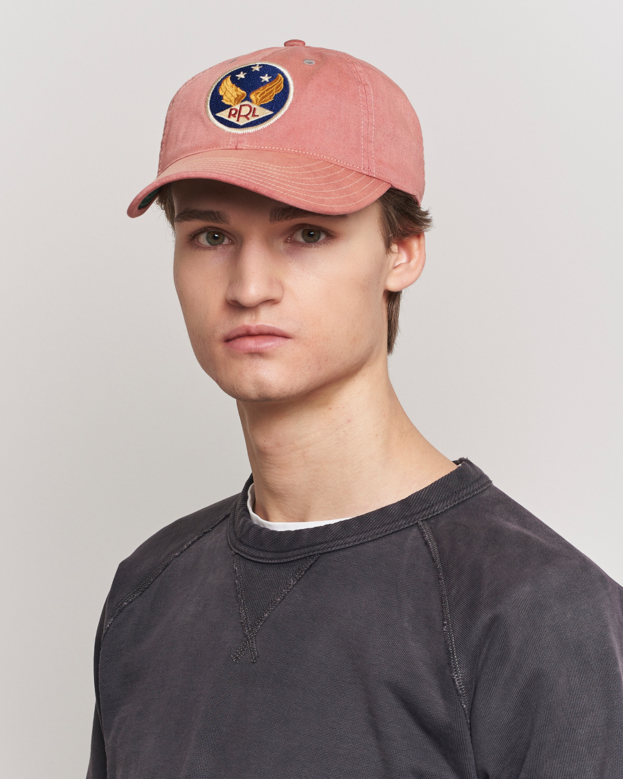 Hombres | Departamentos | RRL | Garment Dyed Ball Cap Faded Red