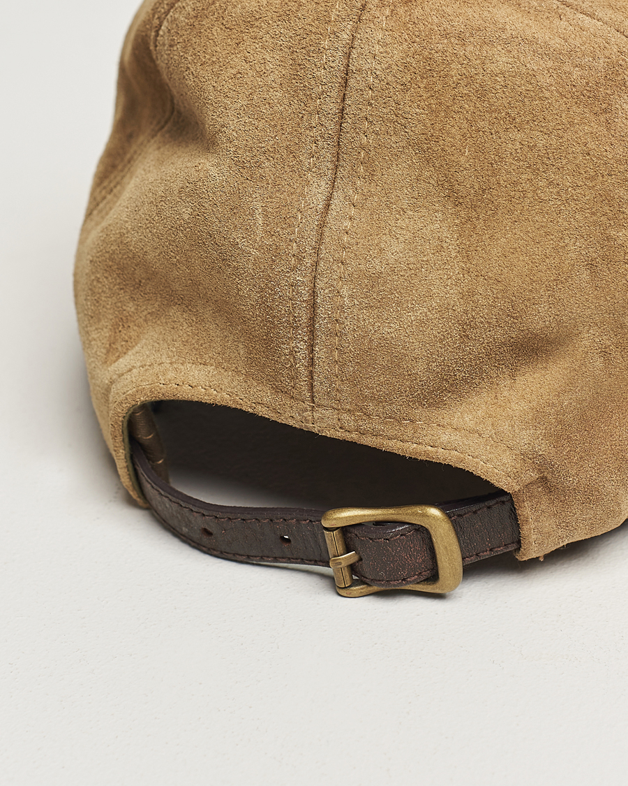 Hombres | RRL Rough Out Trucker Cap Tan | RRL | Rough Out Trucker Cap Tan