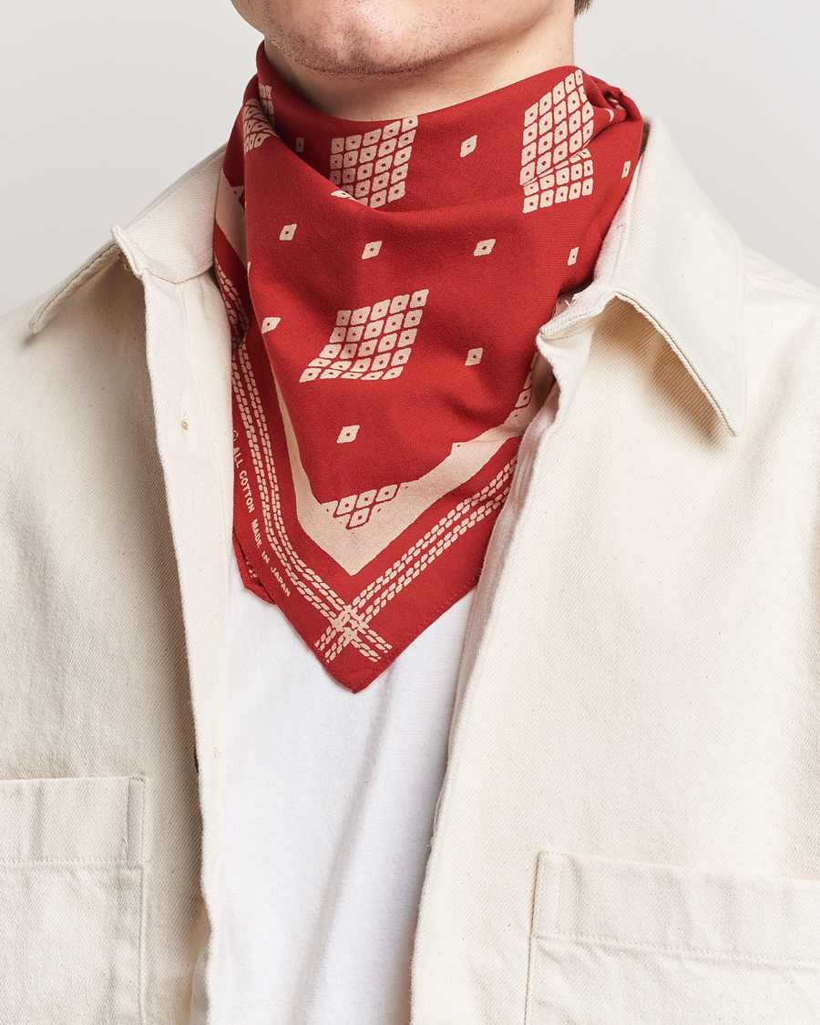 Hombres | RRL Deco Print Bandana Turkey Red | RRL | Deco Print Bandana Turkey Red