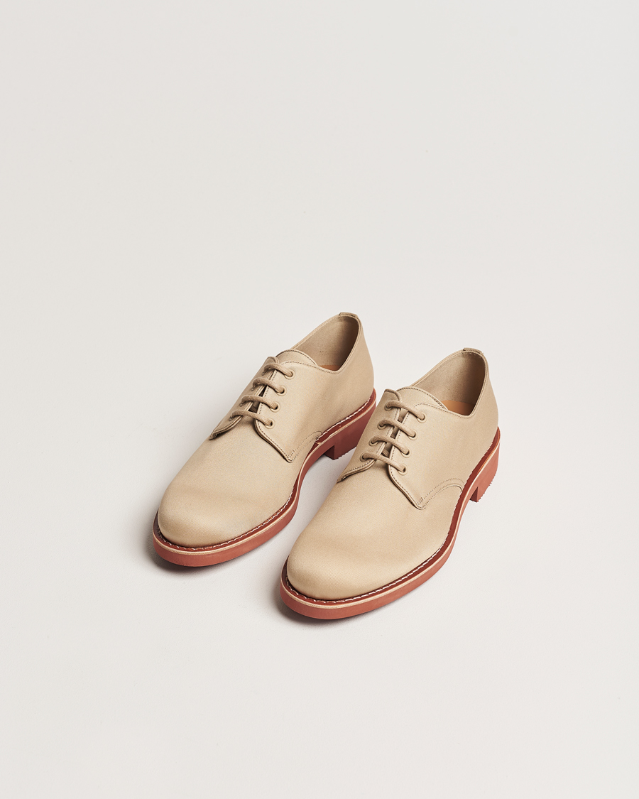 Hombres | Church's Matlock Canvas Derby Beige | Church's | Matlock Canvas Derby Beige