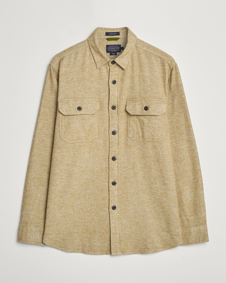 Hombres | Camisas | Pendleton | Burnside Flannel Shirt Olive