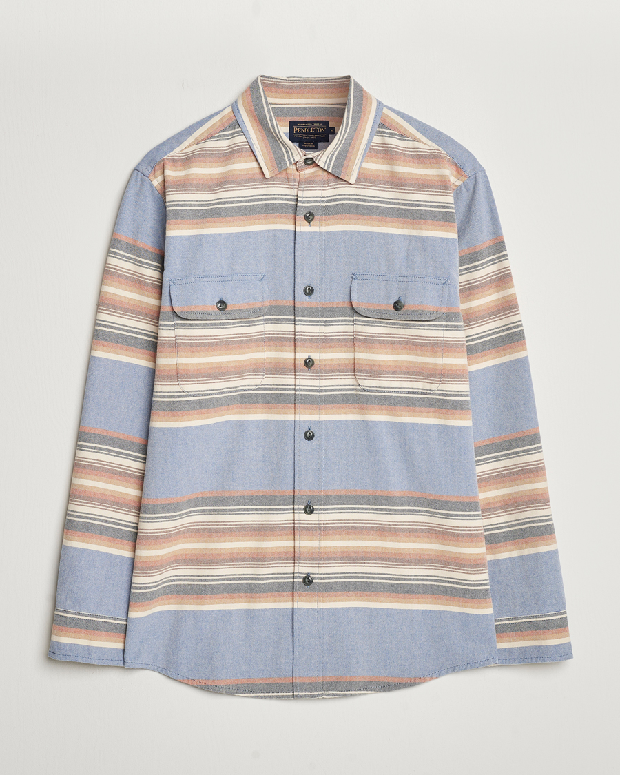 Hombres | Camisas | Pendleton | Beach Shack Shirt Indigo Stripe