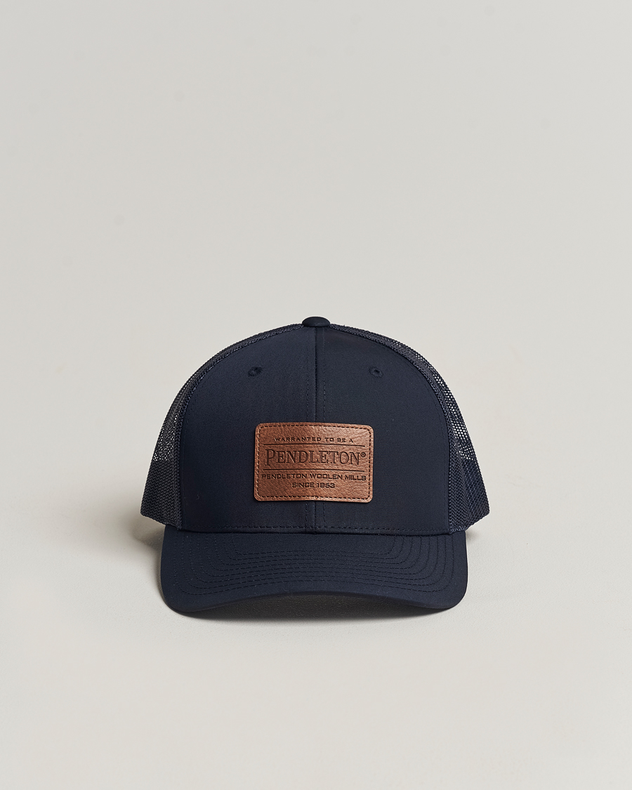 Hombres | Pendleton Burnished Patch Trucker Cap Navy | Pendleton | Burnished Patch Trucker Cap Navy