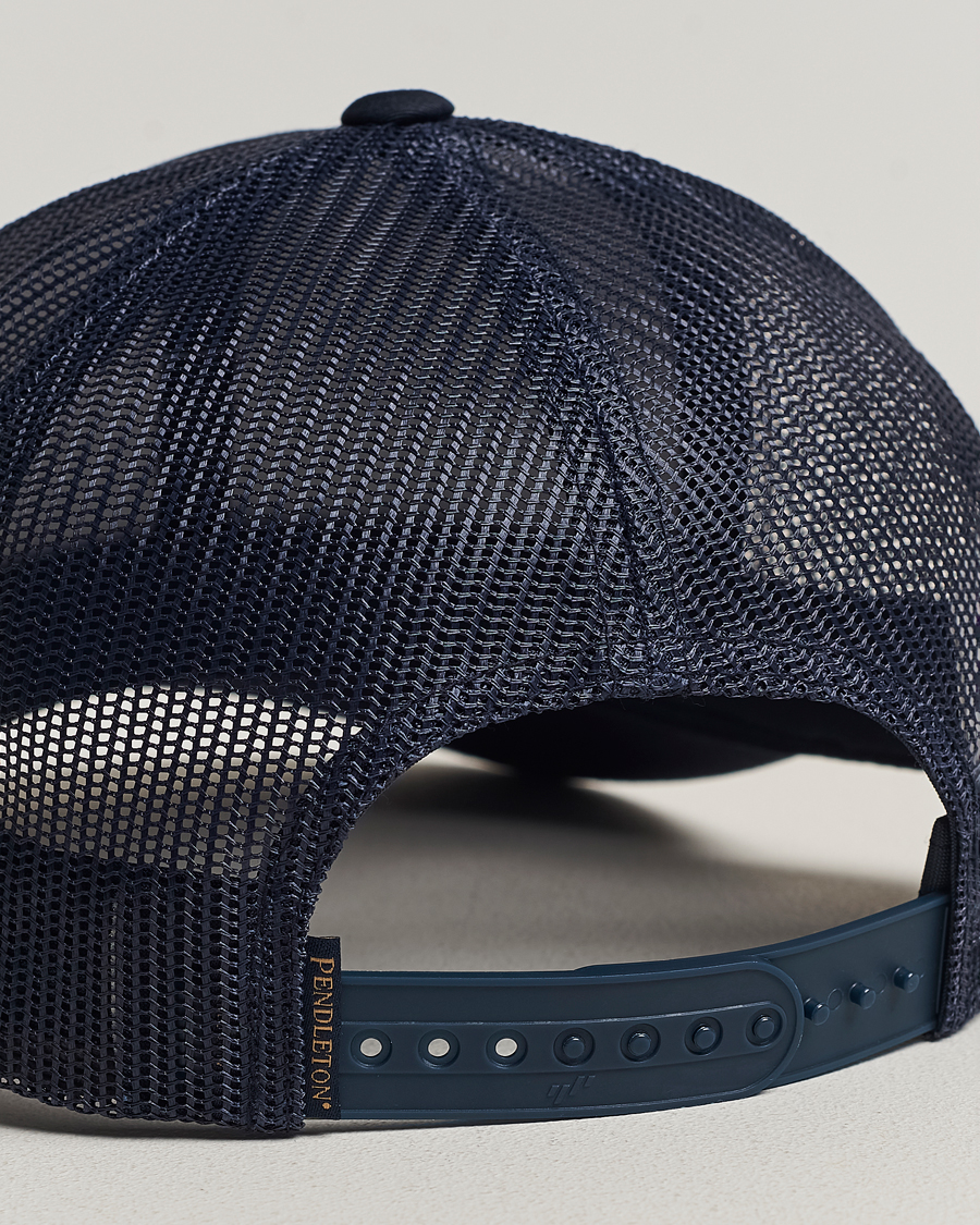 Hombres | Pendleton Burnished Patch Trucker Cap Navy | Pendleton | Burnished Patch Trucker Cap Navy