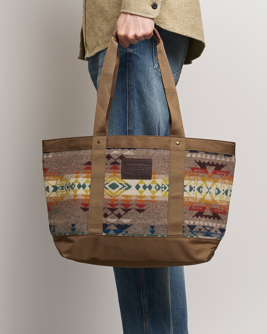 Hombres | Pendleton Zip Tote Bag Highland Peak Tan | Pendleton | Zip Tote Bag Highland Peak Tan