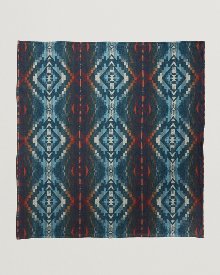 Hombres | Pendleton Blanket Set 2-Pack Carico/Marine Stripe | Pendleton | Blanket Set 2-Pack Carico/Marine Stripe