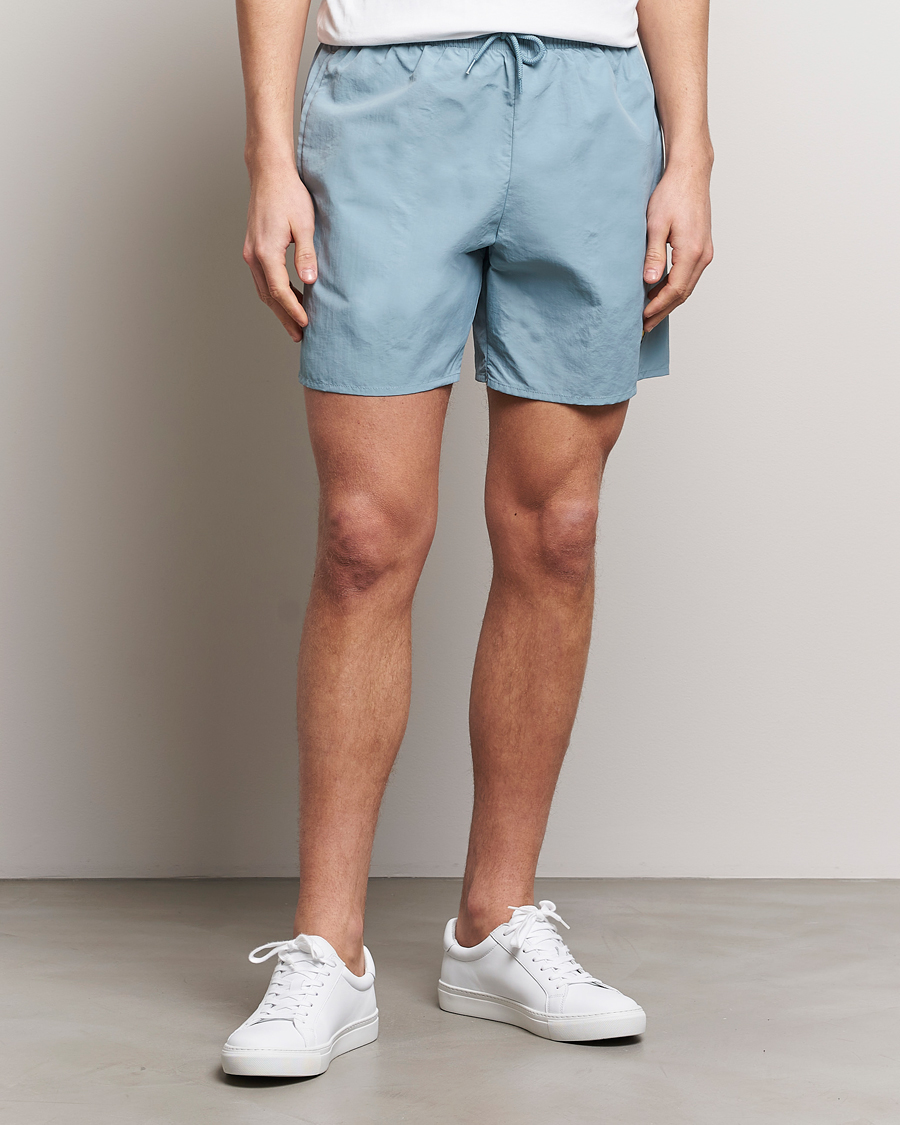 Hombres | Bañadores | Lyle & Scott | Plain Swimshorts Slate Blue